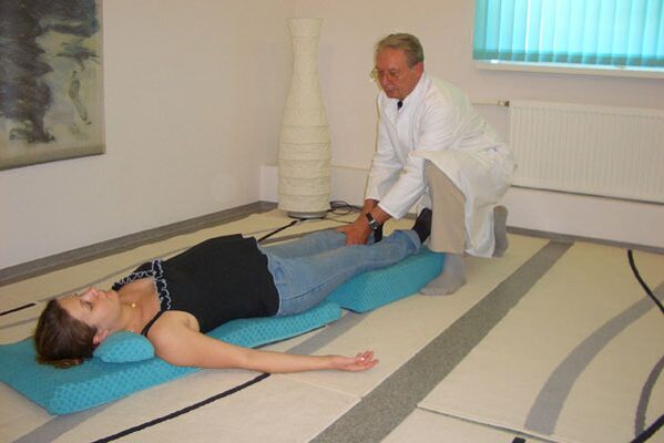 Determination therapy for cervical osteochondrose